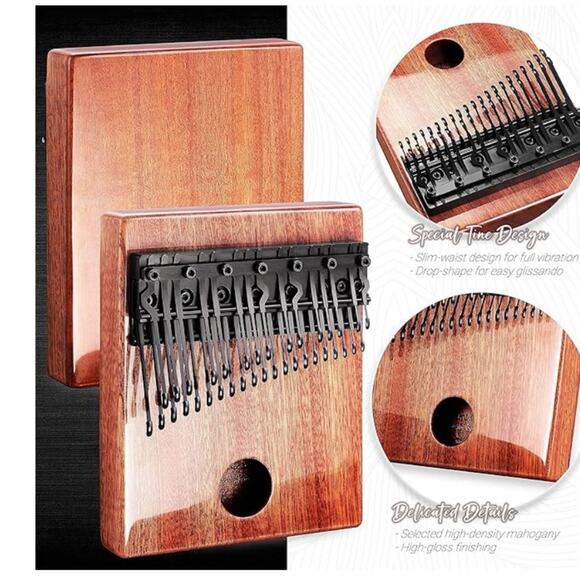 MOOZICA 36 Keys Chromatic Kalimba, Double-layer Piano Thumb Piano, Mahogany Pro! - Picture 1 of 6